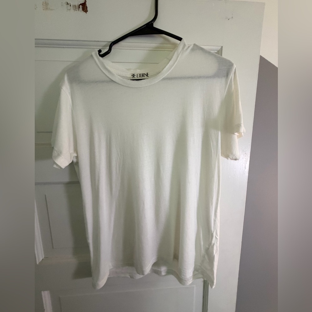 Eterne women’s Cream Short Sleeve Tee